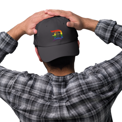 Detroit 'Old English D' Dad Hat (Rainbow Pride Edition)