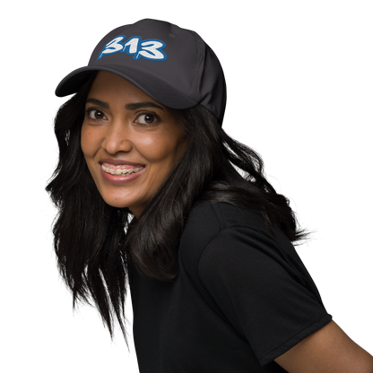 Detroit '313' Dad Hat (Azure Tag Font)