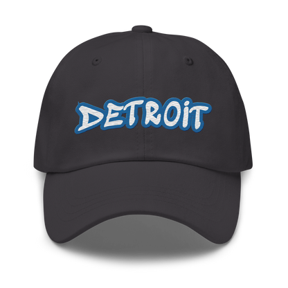 'Detroit' Dad Hat (Azure Tag Font)