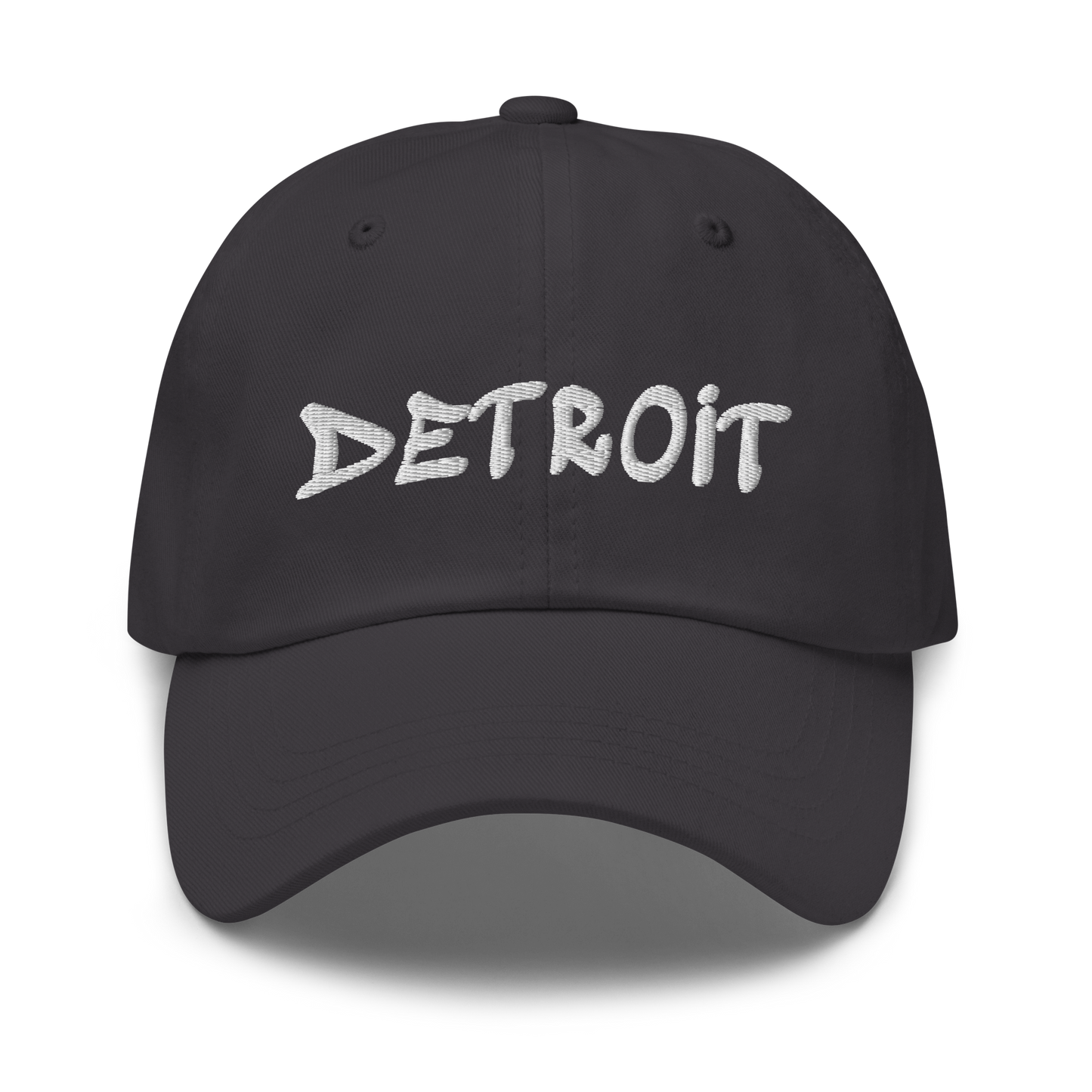 'Detroit' Dad Hat (Tag Font)