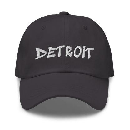 'Detroit' Dad Hat (Tag Font)