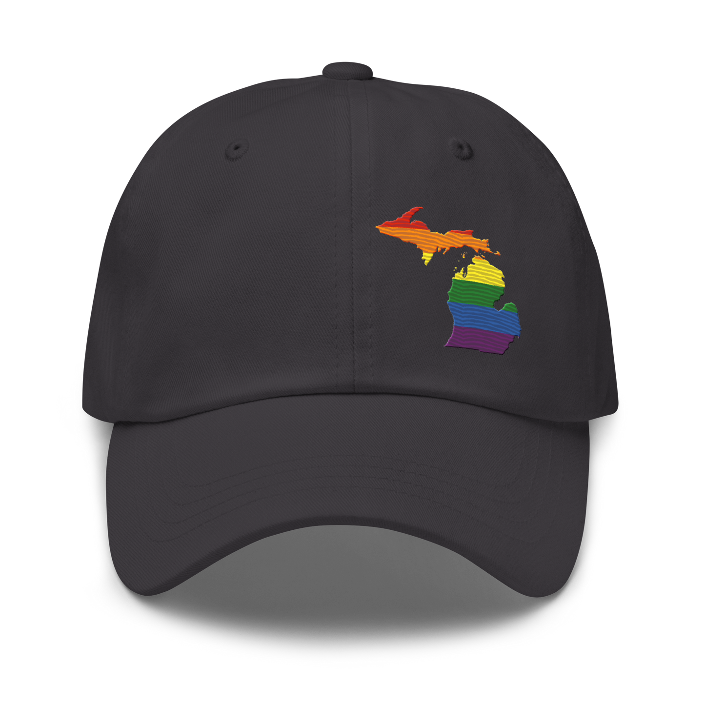 Michigan Dad Hat (Rainbow Pride Edition)