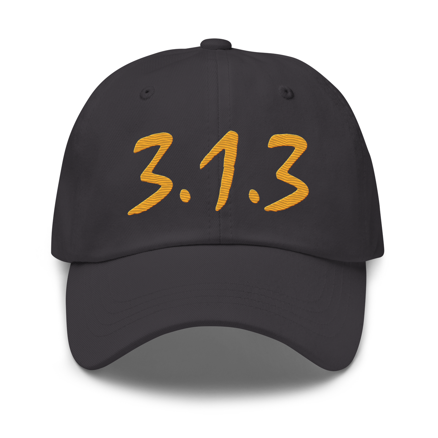 Detroit '313' Dad Hat (Compton Font) | Gold