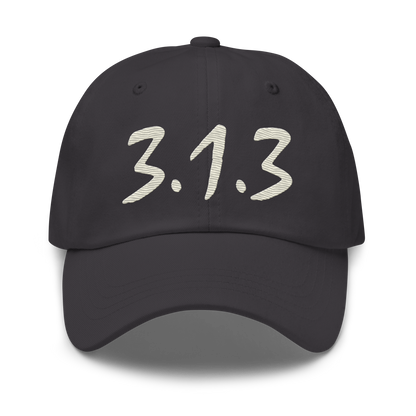 Detroit '313' Dad Hat (Compton Font) | Ivory White