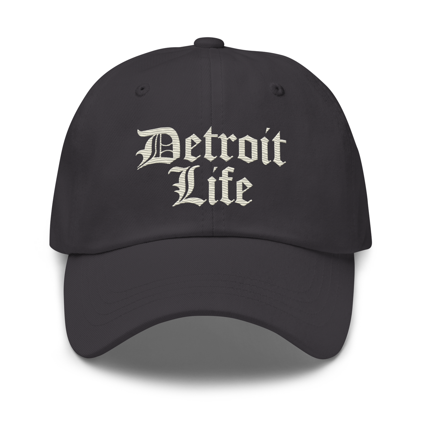 'Detroit Life' Dad Hat | Ivory White