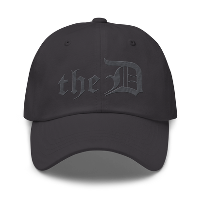 Detroit 'The D' Dad Hat | Iron Ore Grey