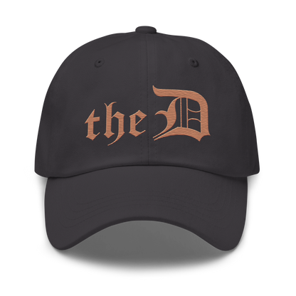 Detroit 'The D' Dad Hat | Copper