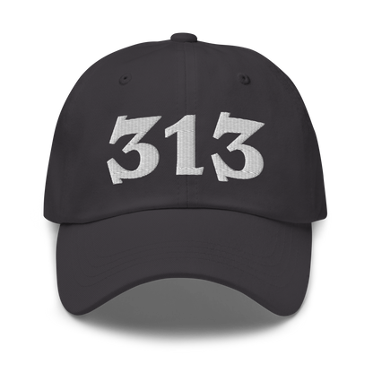 Detroit '313' Dad Hat (Angry Font)