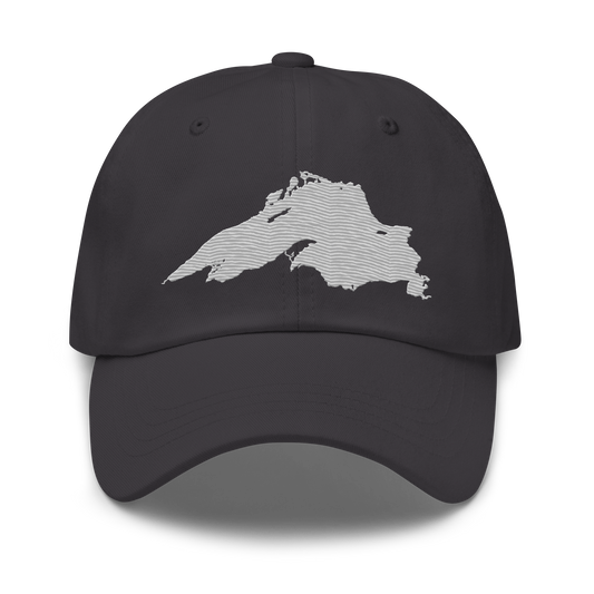 Lake Superior Dad Hat | Platinum