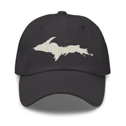 Upper Peninsula Dad Hat | Ivory White