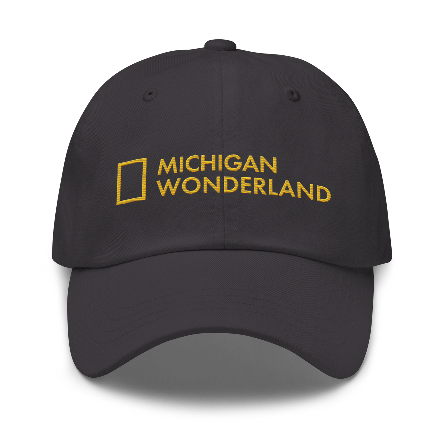 'Michigan Wonderland' Dad Hat (Geography Magazine Parody)