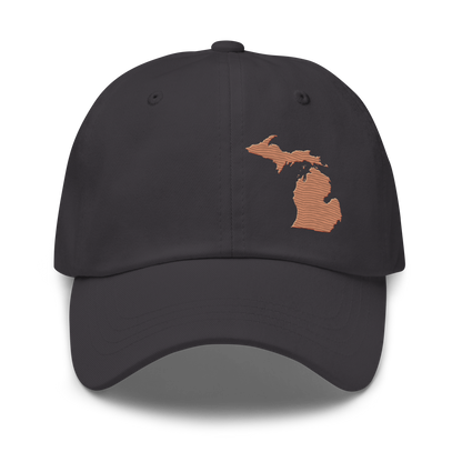 Michigan Dad Hat | Copper Outline