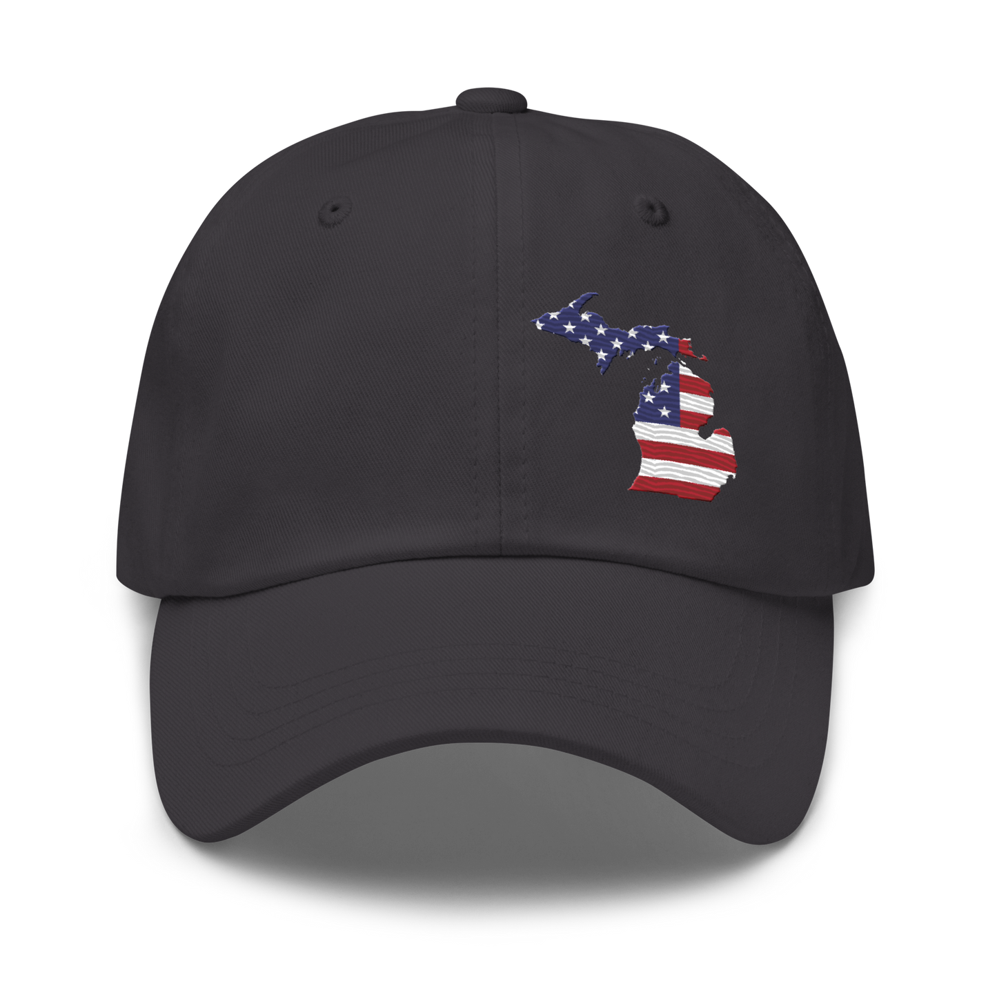 Michigan Dad Hat | Patriotic Outline