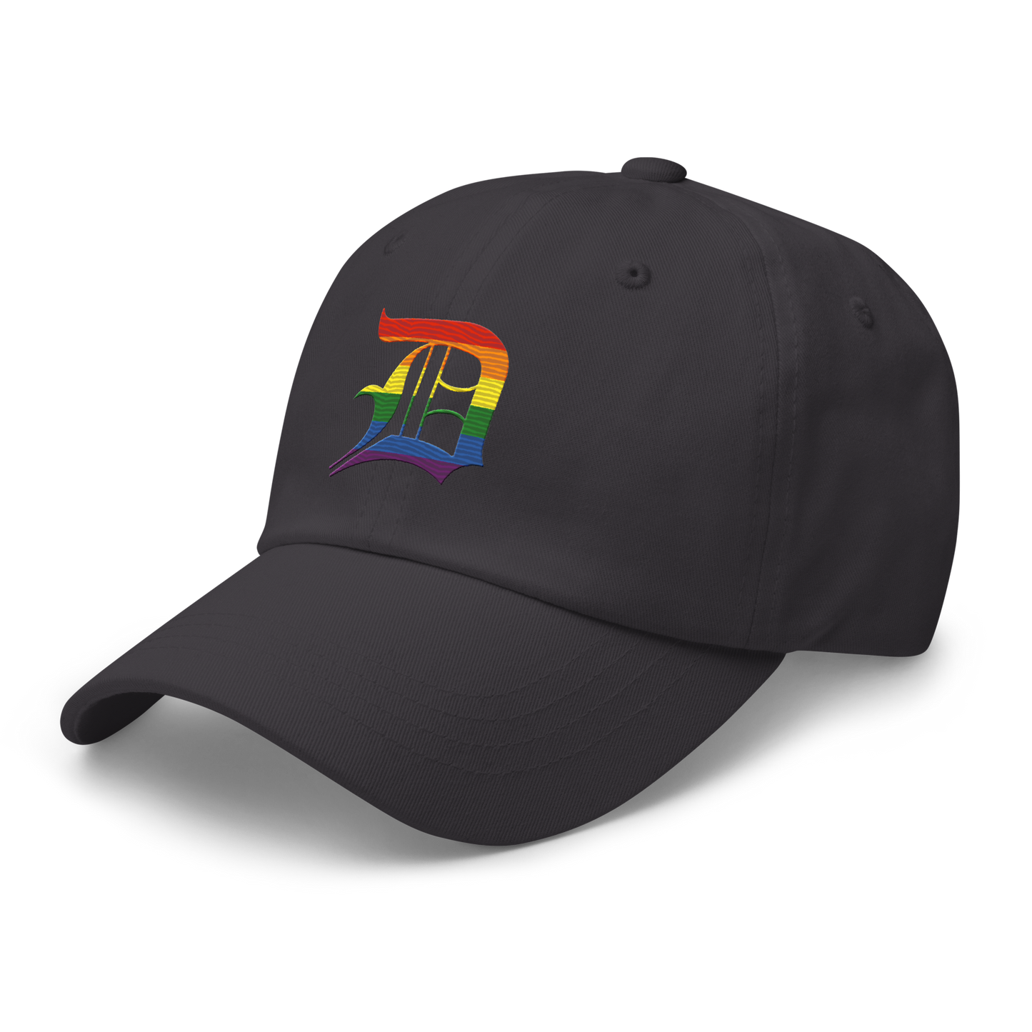 Detroit 'Old English D' Dad Hat (Rainbow Pride Edition)