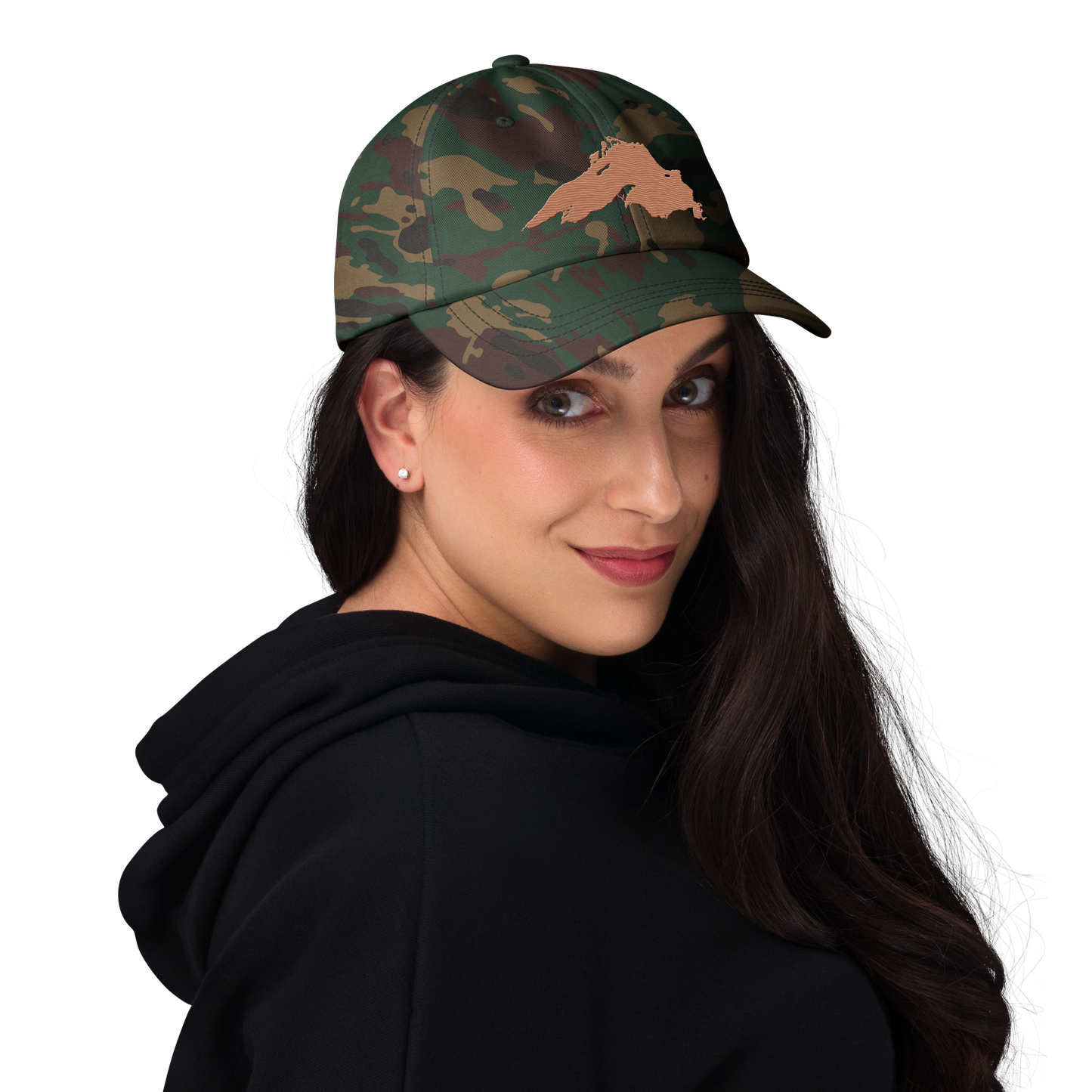 Lake Superior Camo Cap | Copper