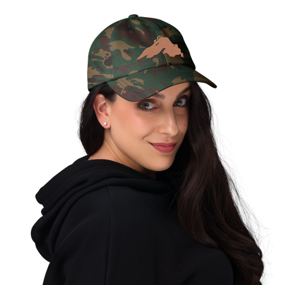 Lake Superior Camo Cap | Copper