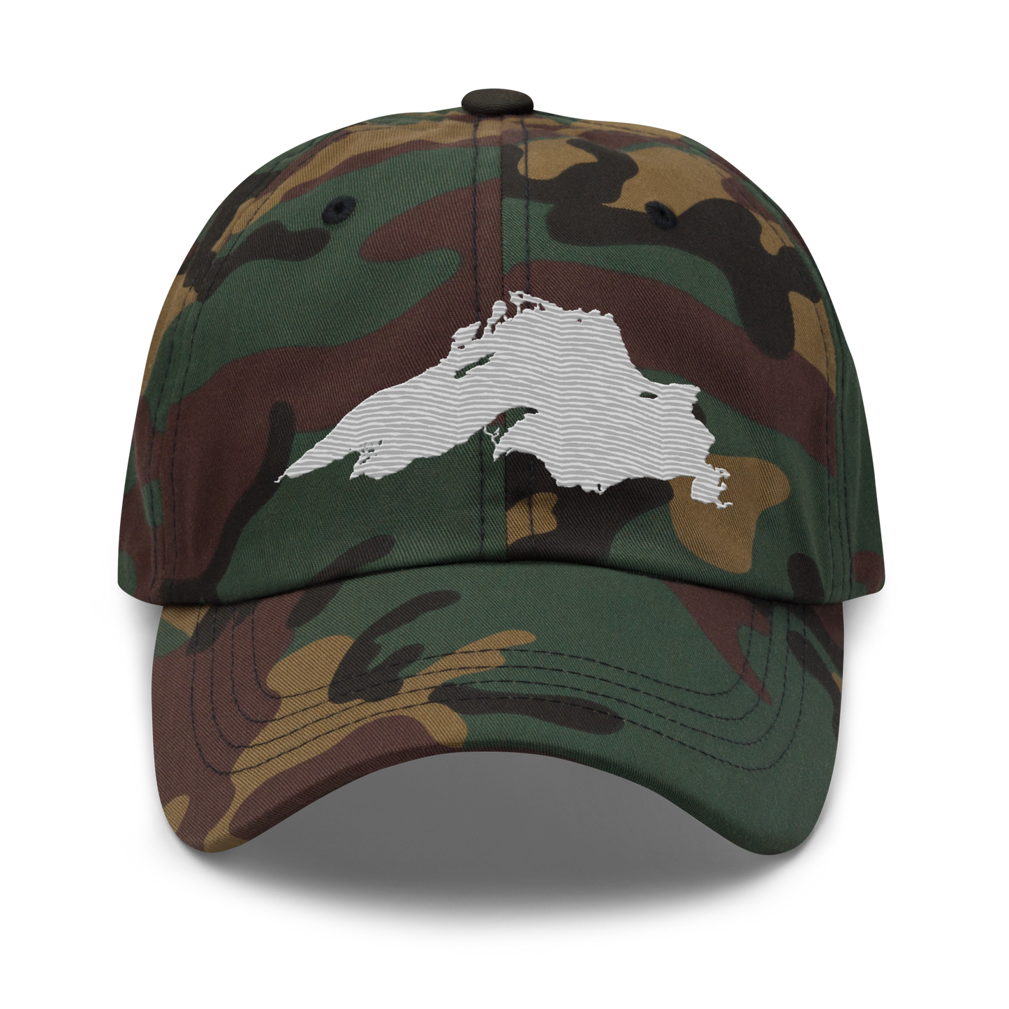 Lake Superior Camo Cap | Platinum