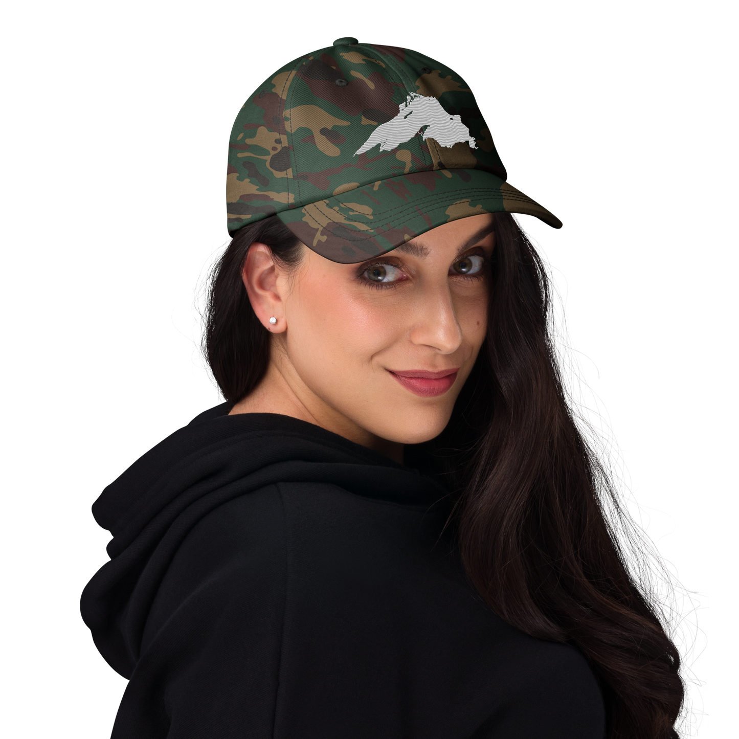 Lake Superior Camo Cap | Platinum