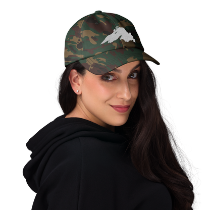 Lake Superior Camo Cap | Platinum