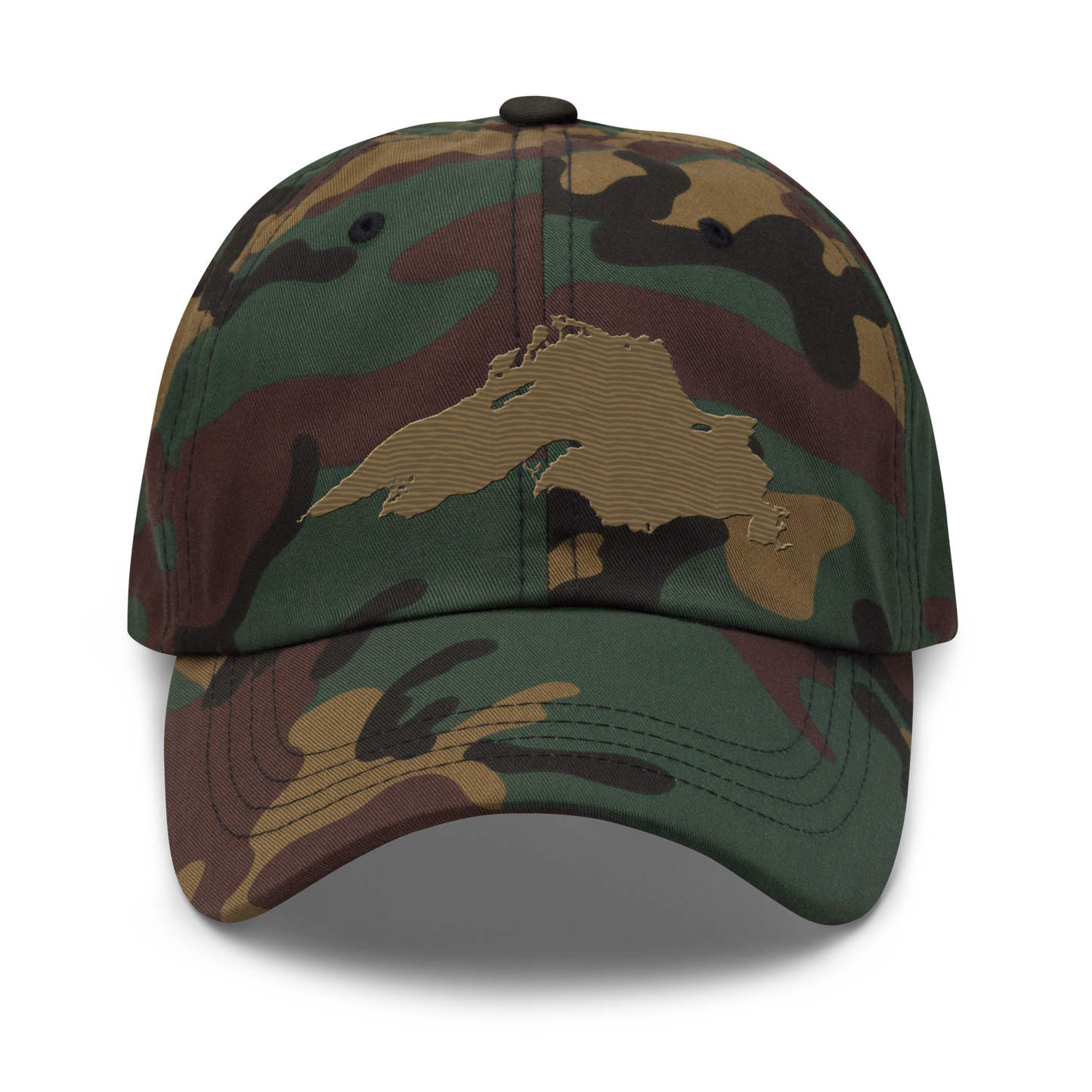 Lake Superior Camo Cap | Woodland Tan