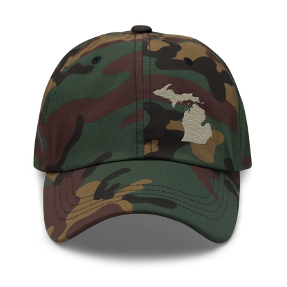 Michigan Camo Cap | Petoskey Beige Outline