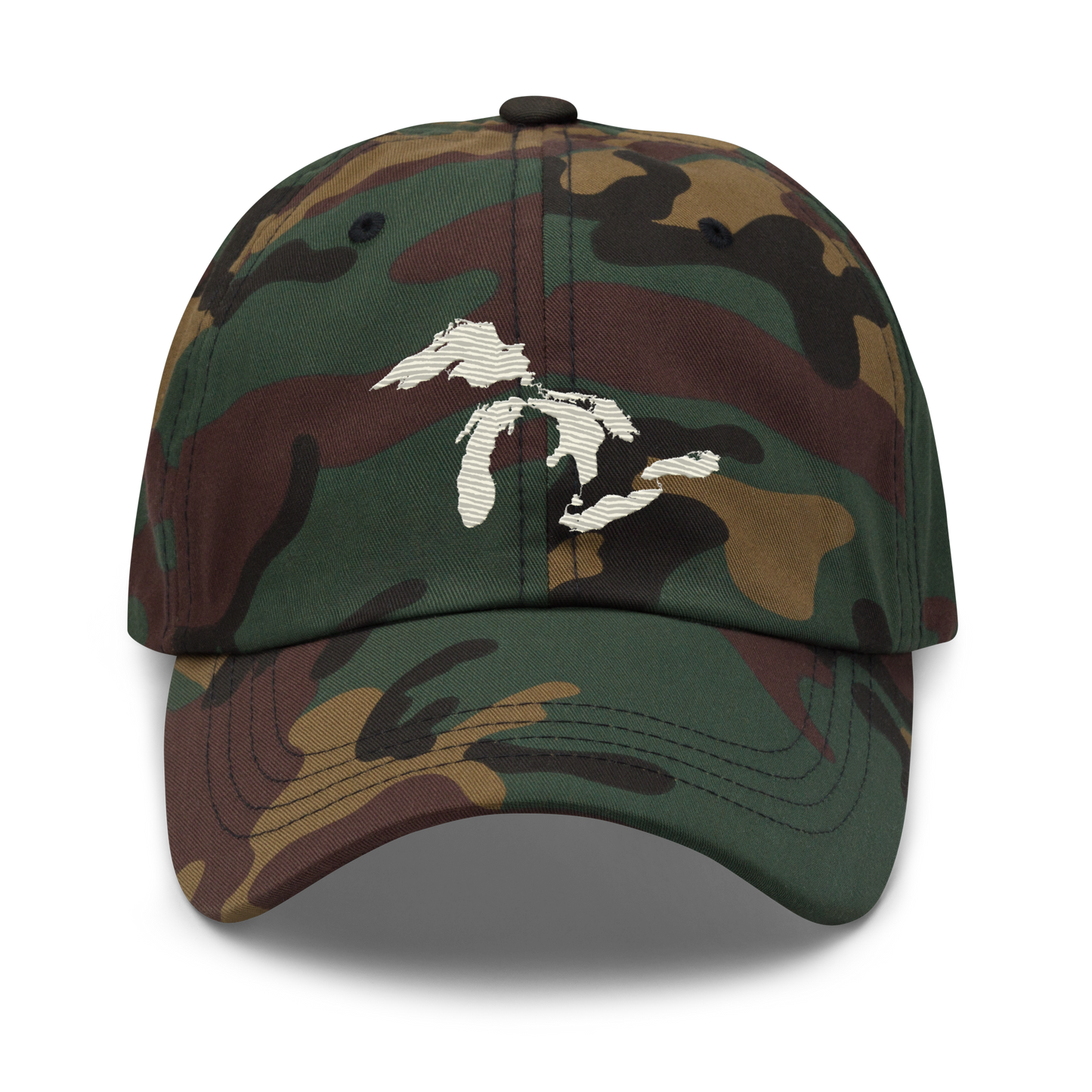 Great Lakes Camo Cap | Ivory White