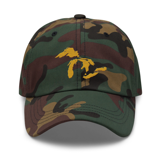 Great Lakes Camo Cap | Gold