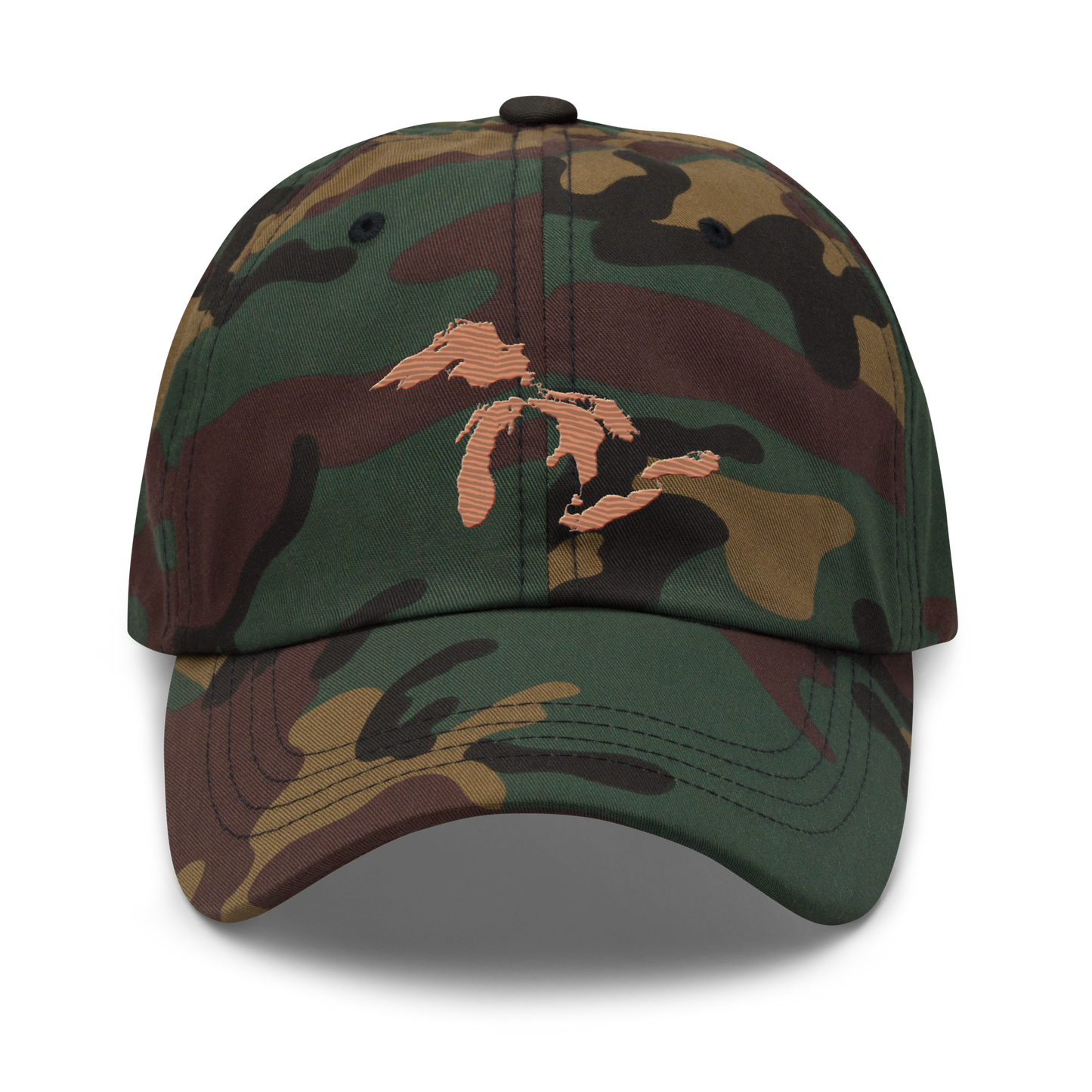 Great Lakes Camo Cap | Copper