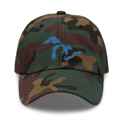 Great Lakes Camo Cap | Traverse Blue