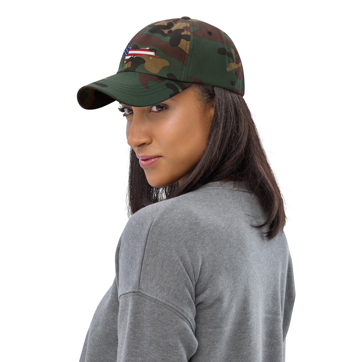 Michigan Upper Peninsula Camouflage Cap (Patriot Edition)