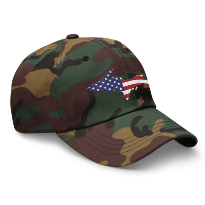 Michigan Upper Peninsula Camouflage Cap (Patriot Edition)