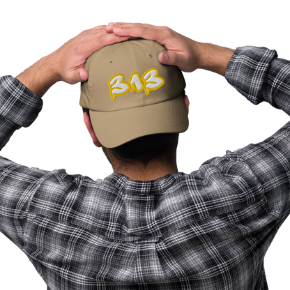 Detroit '313' Dad Hat (Tag Font w/ Gold Stroke)