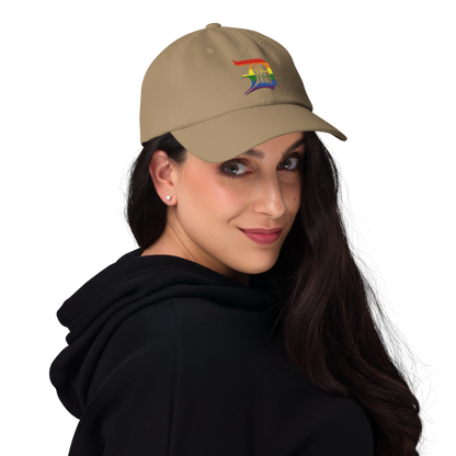 Detroit 'Old English D' Dad Hat (Rainbow Pride Edition)