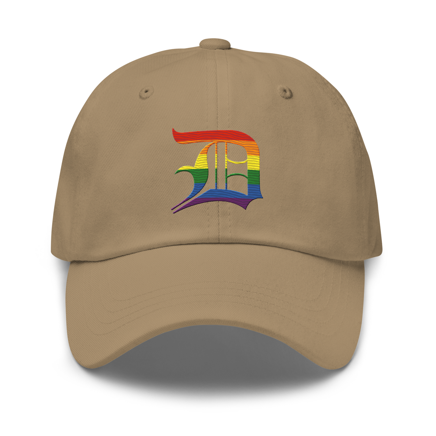 Detroit 'Old English D' Dad Hat (Rainbow Pride Edition)