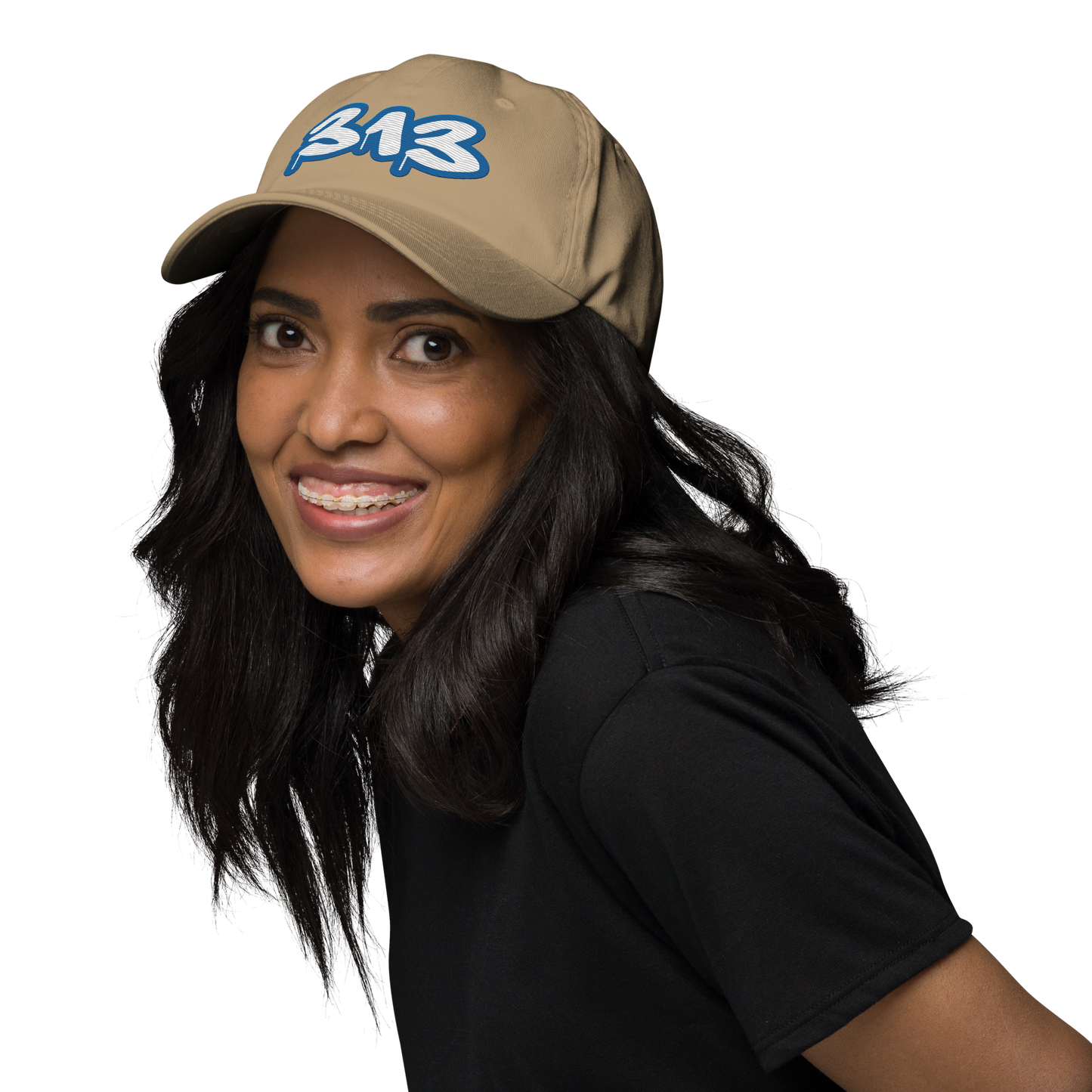 Detroit '313' Dad Hat (Azure Tag Font)