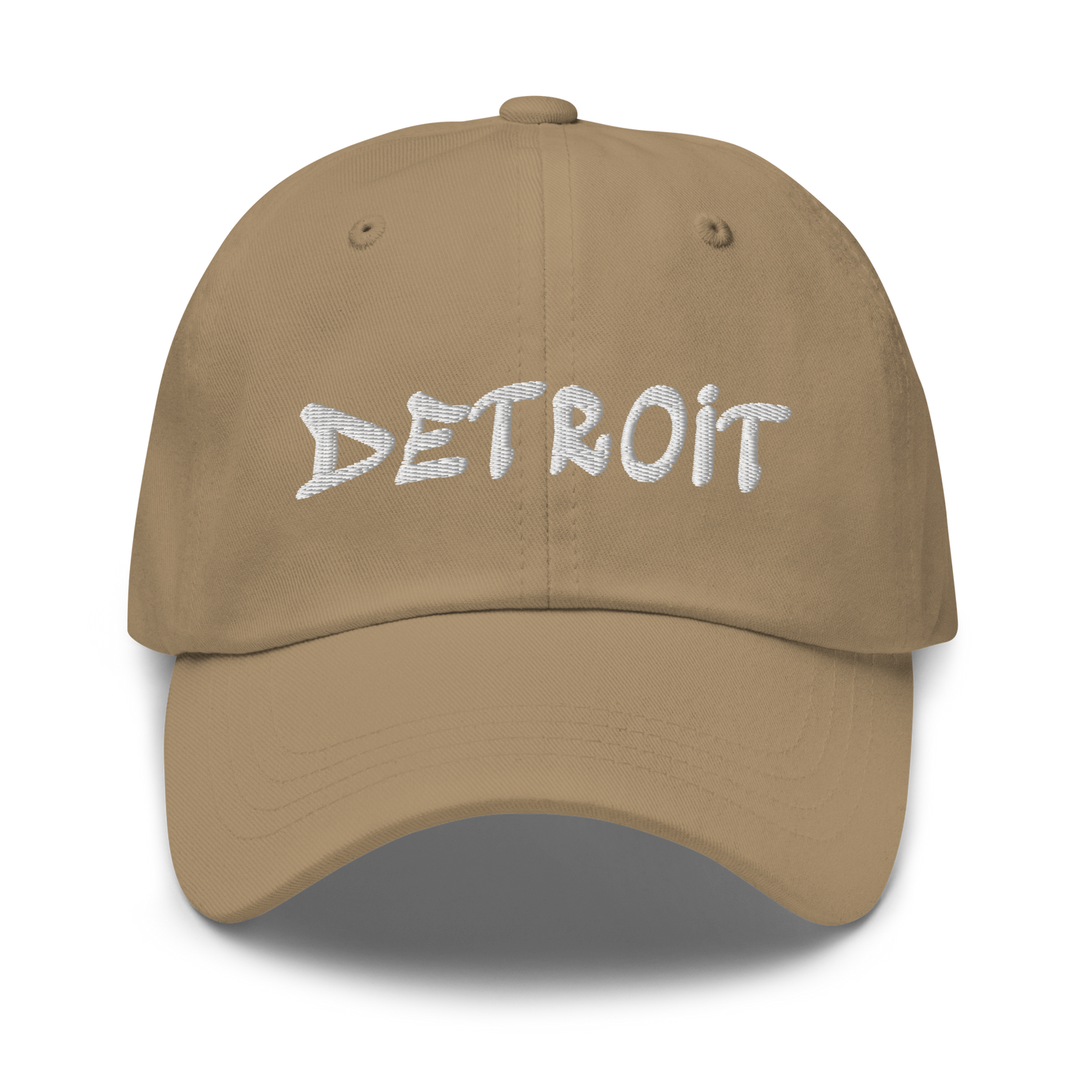 'Detroit' Dad Hat (Tag Font)