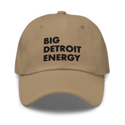 'Big Detroit Energy' Dad Hat (Black Emb.)