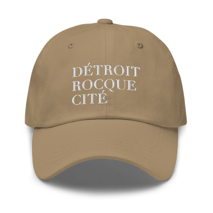 'Détroit Rocque Cité' Dad Hat (White Emb.)