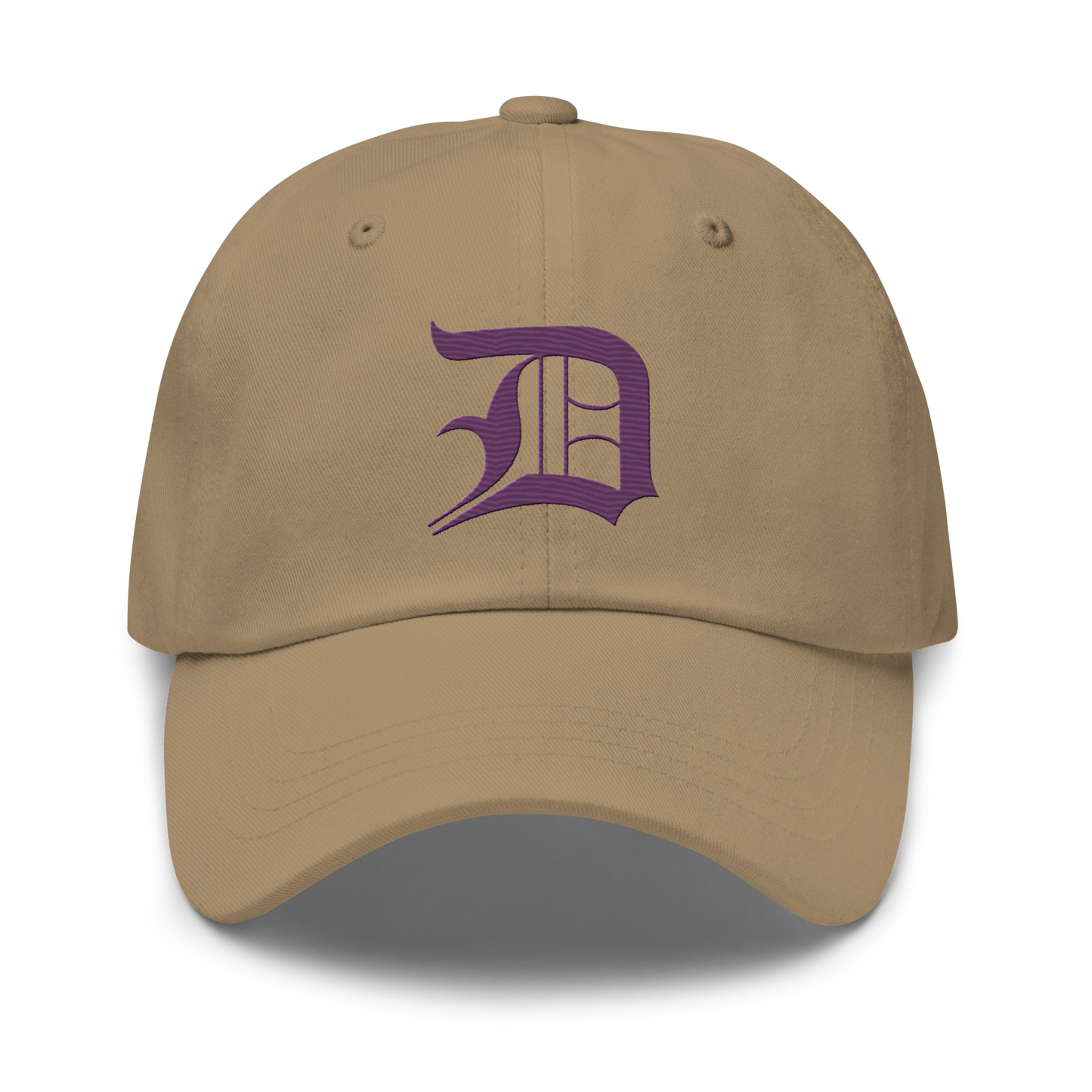 Detroit 'Old English D' Dad Hat (Plum)