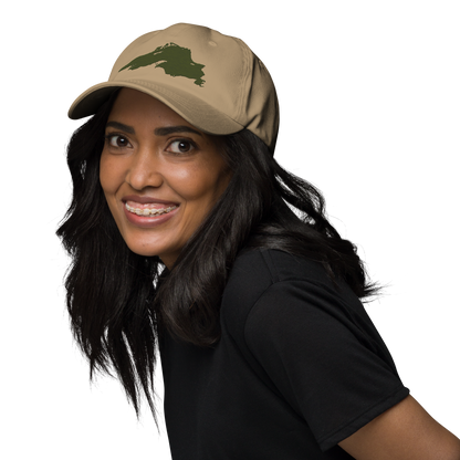 Lake Superior Dad Hat | Army Green