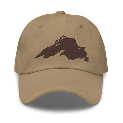 Lake Superior Dad Hat | Hickory Brown