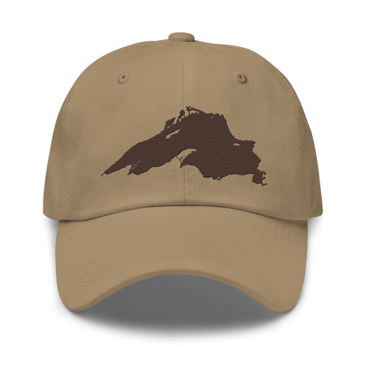 Lake Superior Dad Hat | Hickory Brown