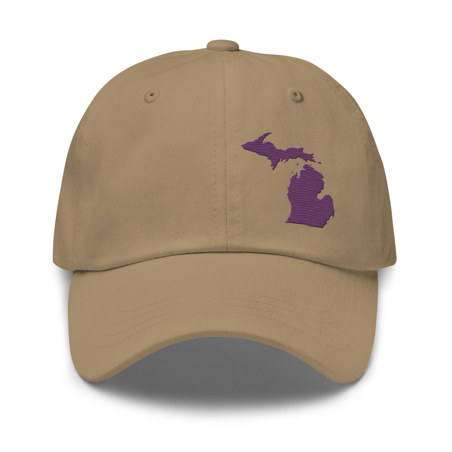 Michigan Dad Hat | Plum Outline