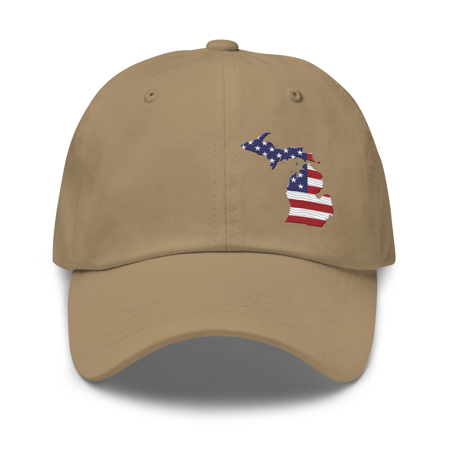 Michigan Dad Hat | Patriotic Outline