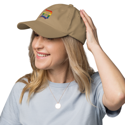 Detroit 'Old English D' Dad Hat (Rainbow Pride Edition)