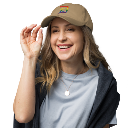 Detroit 'Old English D' Dad Hat (Rainbow Pride Edition)