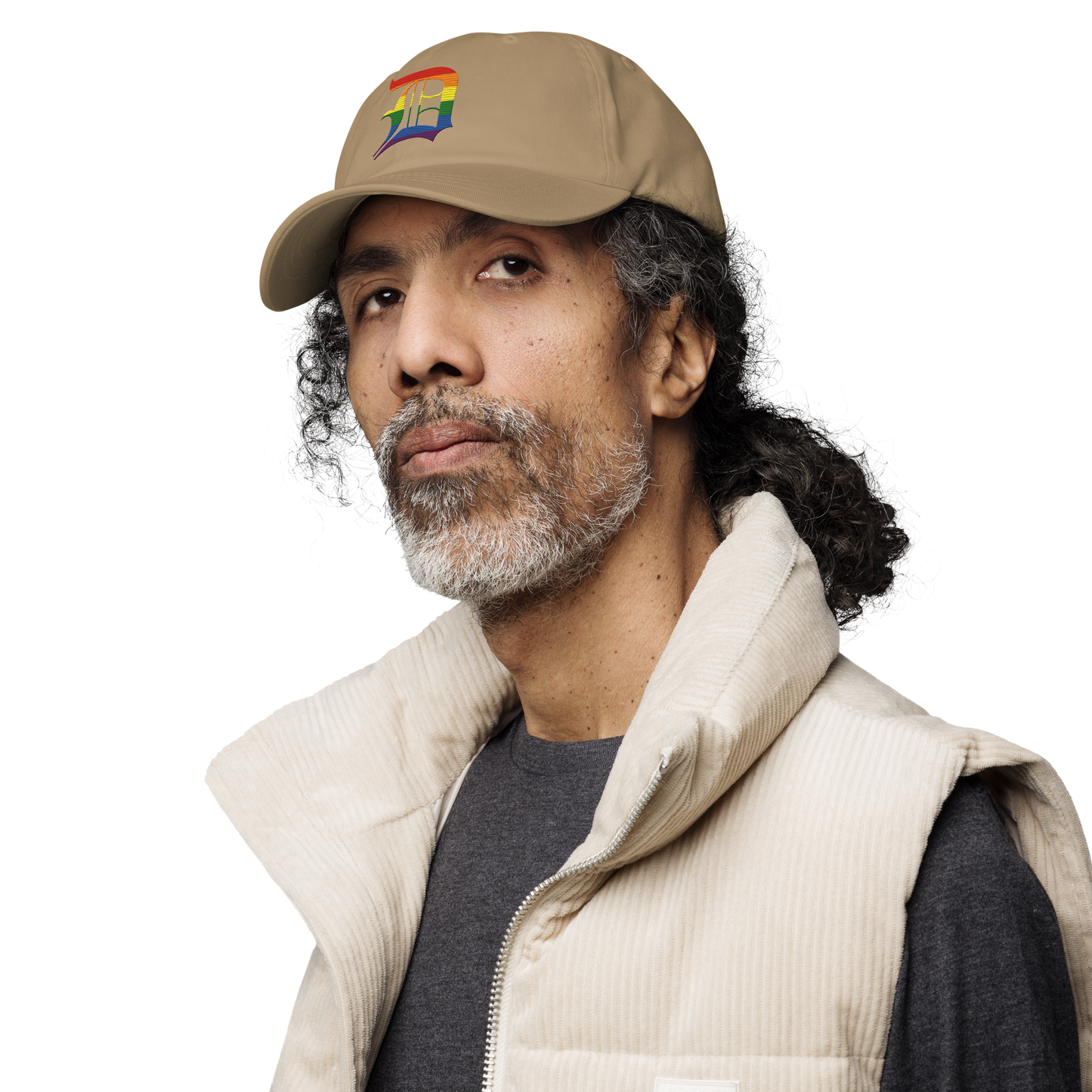 Detroit 'Old English D' Dad Hat (Rainbow Pride Edition)