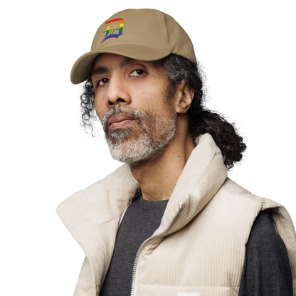 Detroit 'Old English D' Dad Hat (Rainbow Pride Edition)