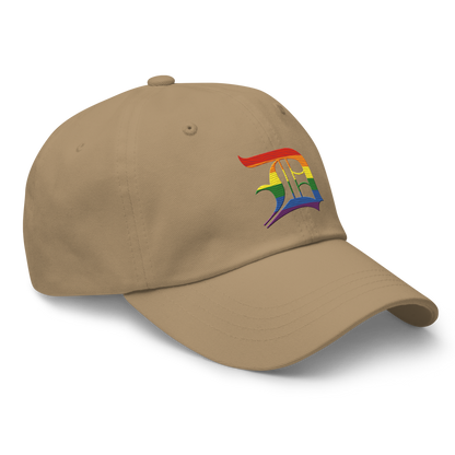 Detroit 'Old English D' Dad Hat (Rainbow Pride Edition)