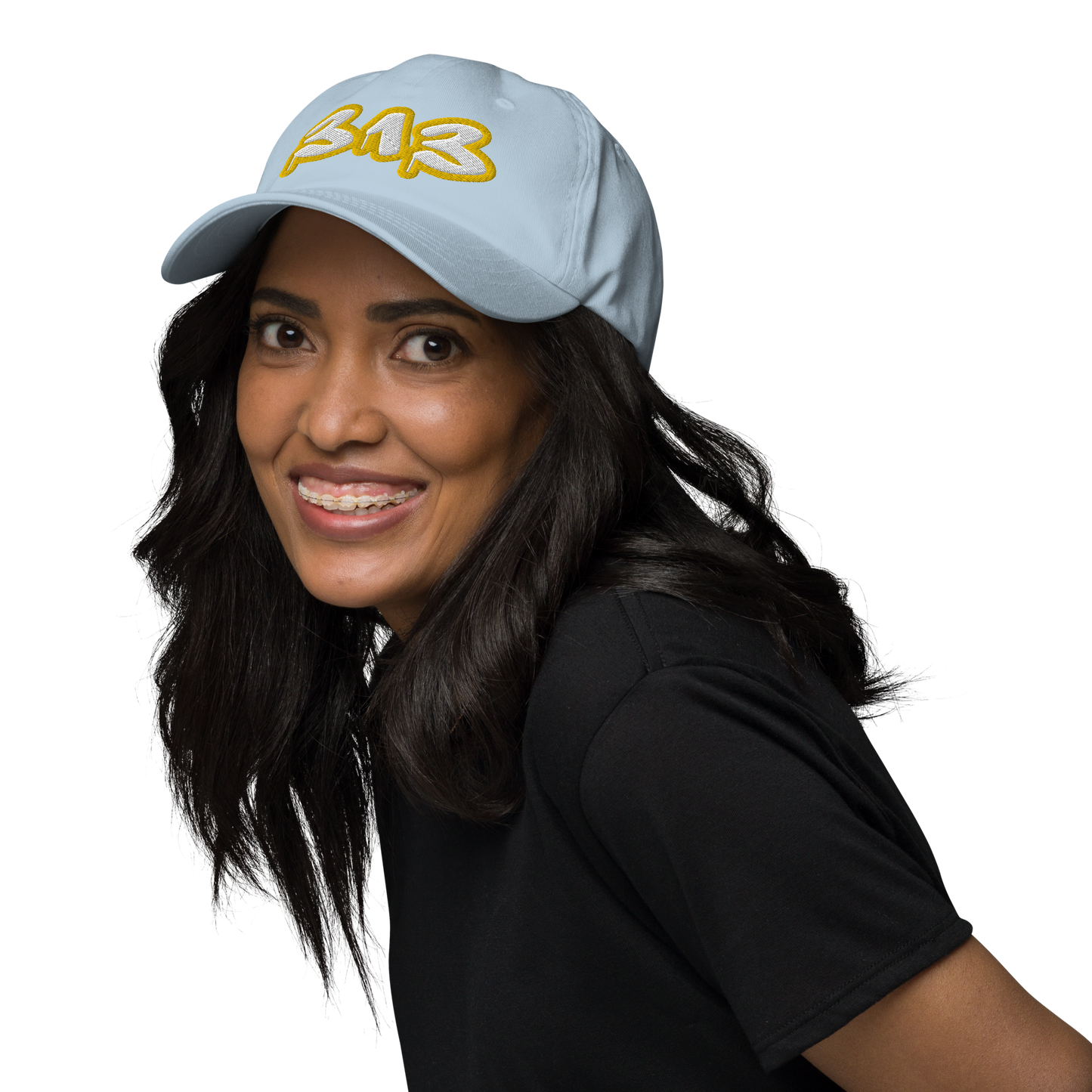 Detroit '313' Dad Hat (Tag Font w/ Gold Stroke)